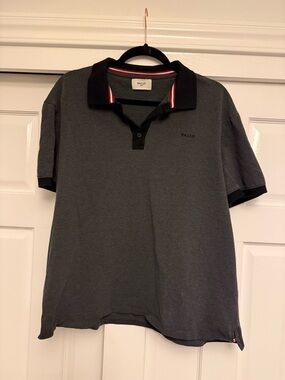 Bally Switzerland Gray Polo USA 44 XXL - Runs Small Fits Large